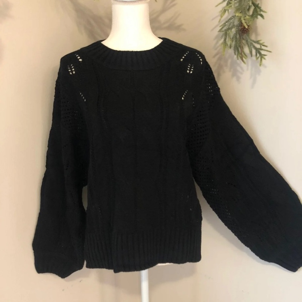 Balloon Sleeved Sweater